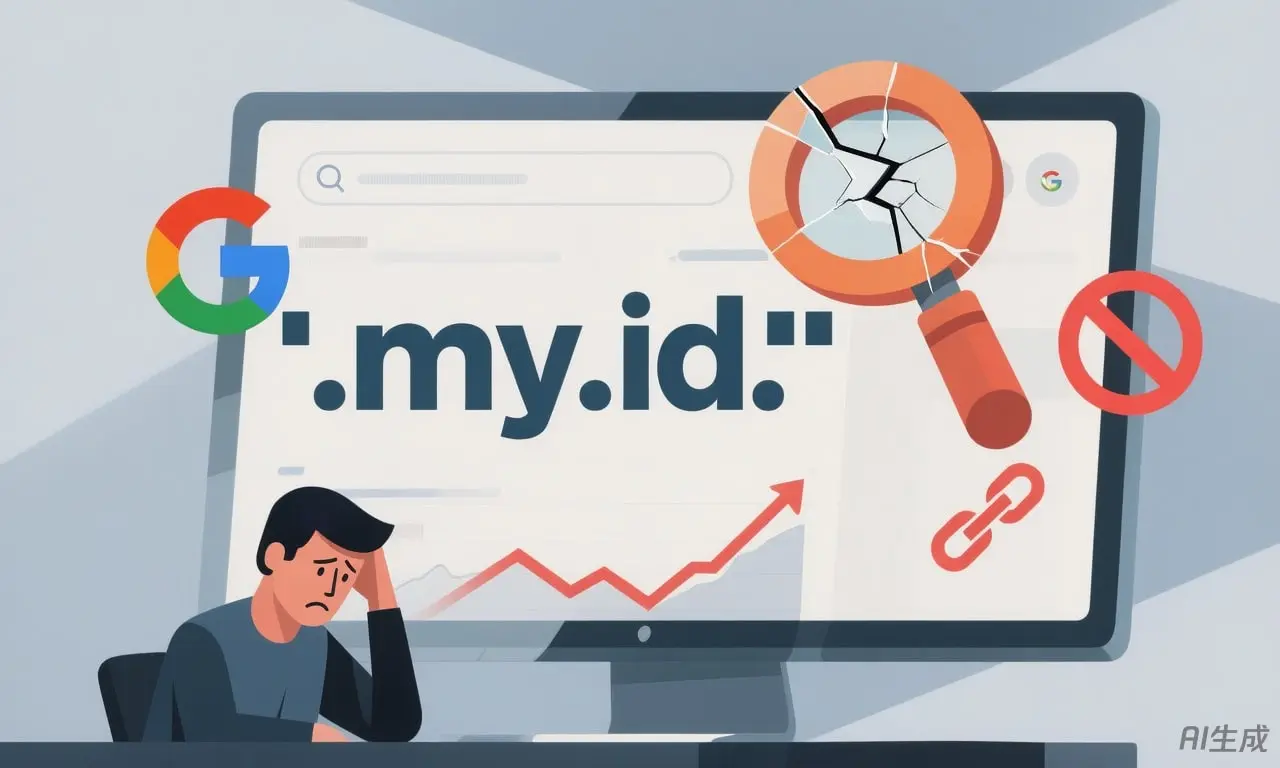 domain my.id stidak bisa terindeks